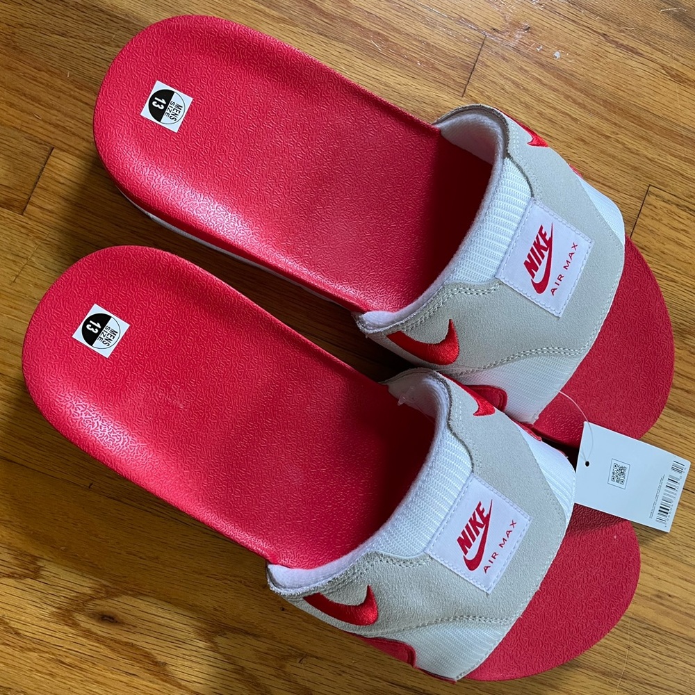 Air Max 1 OG Big Bubble slides size 13